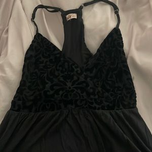 Racer back tank top with Velour